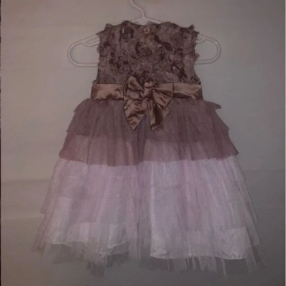 Kid's Wendy Bellissimo Pink Tiered RuffleTutu Dress - Picture 11 of 11